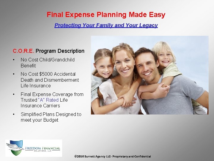 Final Expense Planning Made Easy Protecting Your Family and Your Legacy C. O. R.