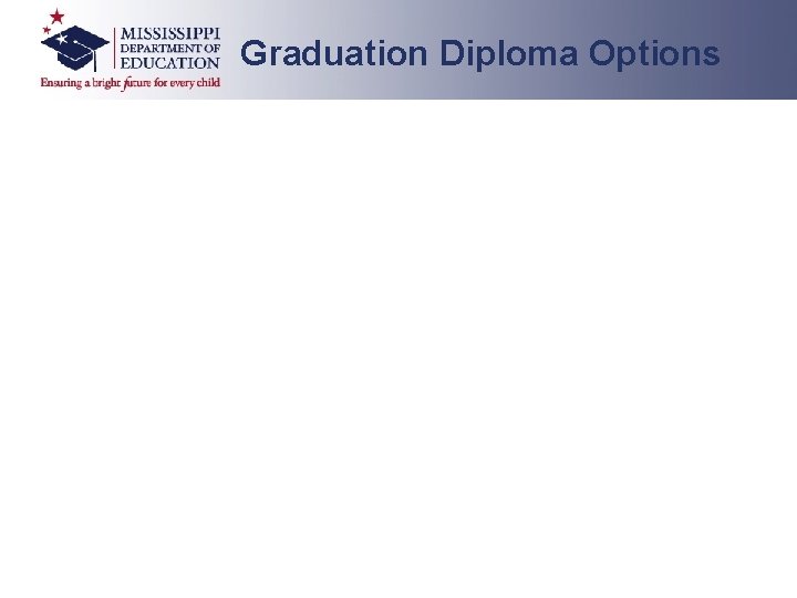 Graduation Diploma Options Graduation Diploma Options