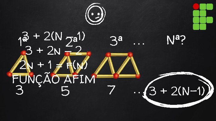 3 + 2(N – 1) 1ª 2ª 3 + 2 n – 2 2