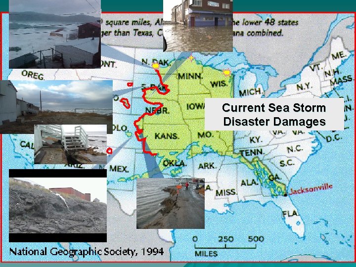 Current Sea Storm Disaster Damages 