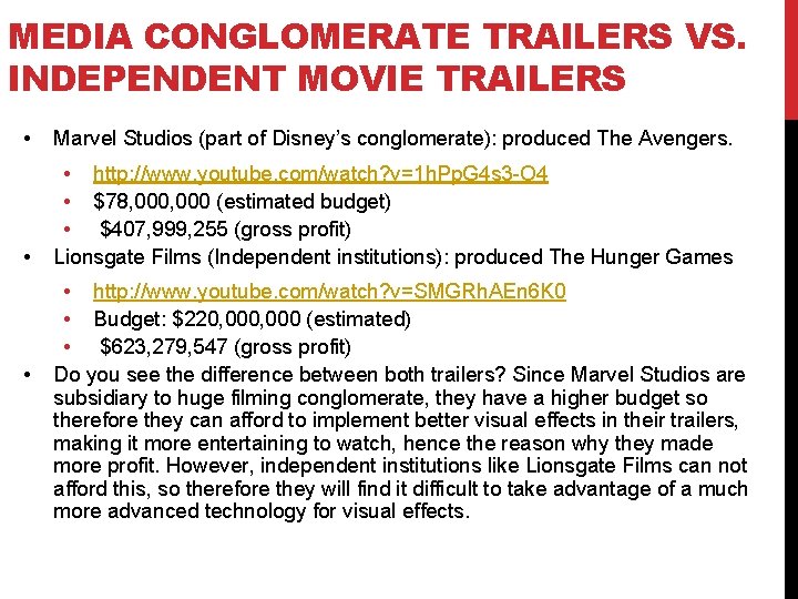 RESEARCH ANALYSIS ANALYSING TRAILERS WHAT ARE TRAILERS Definition