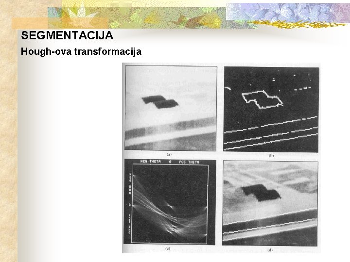 SEGMENTACIJA Hough-ova transformacija 