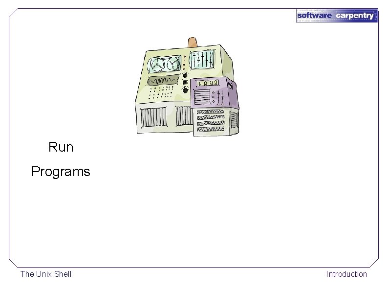 Run Programs The Unix Shell Introduction 