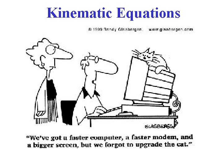 Kinematic Equations 