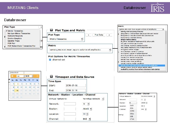 MUSTANG Clients Databrowser 