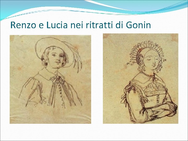 Renzo e Lucia nei ritratti di Gonin 