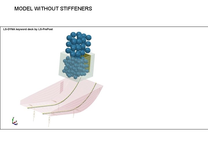 MODEL WITHOUT STIFFENERS 