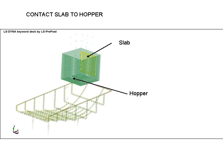 CONTACT SLAB TO HOPPER Slab Hopper 