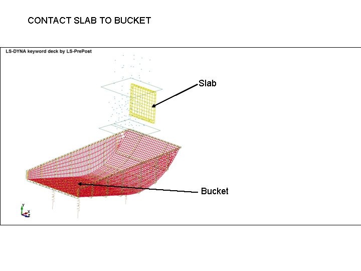 CONTACT SLAB TO BUCKET Slab Bucket 