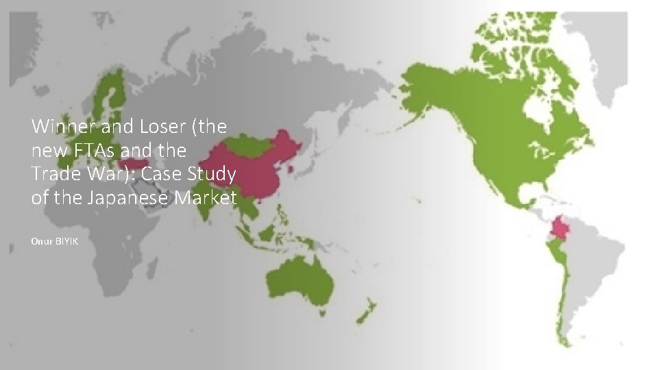 Winner and Loser (the new FTAs and the Trade War): Case Study of the