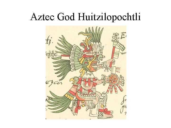 Aztec God Huitzilopochtli 