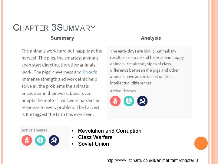 CHAPTER 3 SUMMARY • Revolution and Corruption • Class Warfare • Soviet Union http: