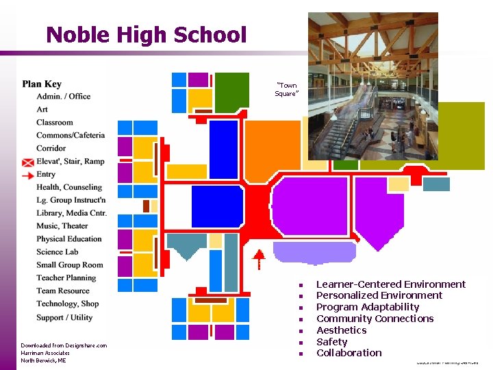Noble High School “Town Square” n n n Downloaded from Designshare. com Harriman Associates Noble High School “Town Square” n n n Downloaded from Designshare. com Harriman Associates