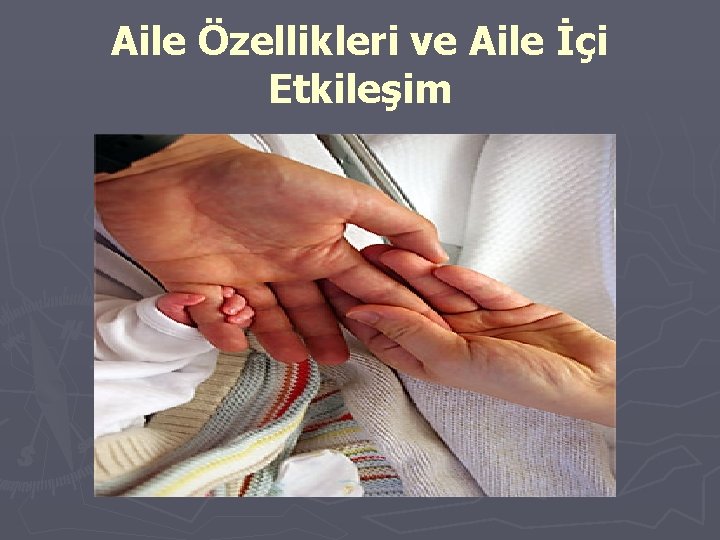 Aile Özellikleri ve Aile İçi Etkileşim 