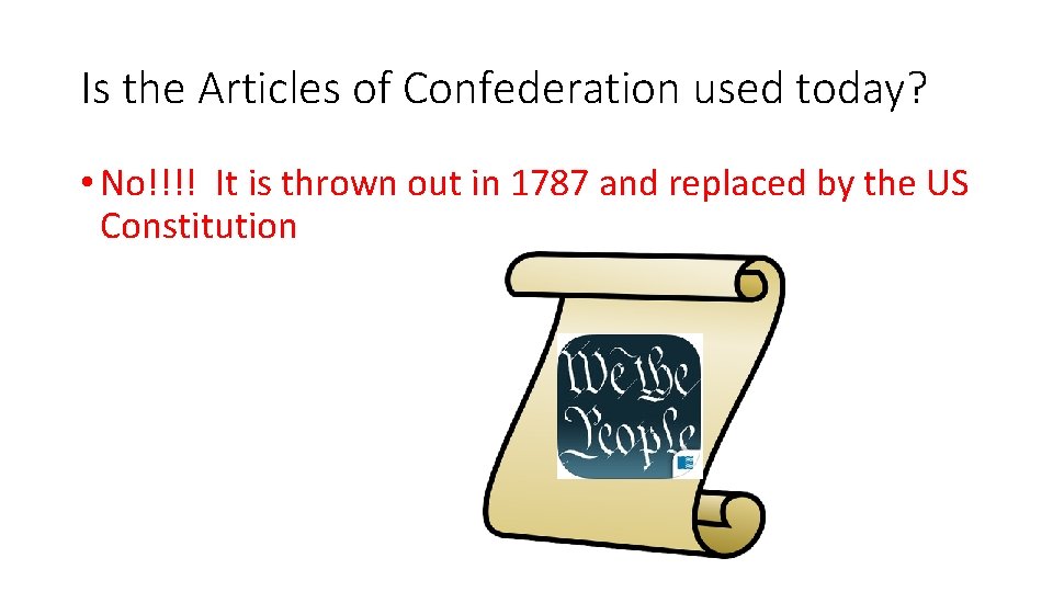 Articles of Confederation Americas FIRST plan for government