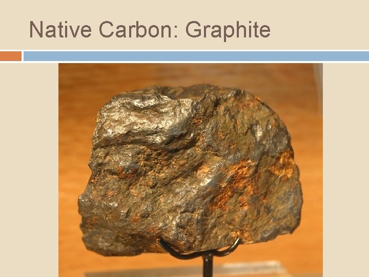 Native Carbon: Graphite 