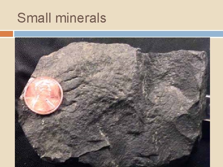 Small minerals 