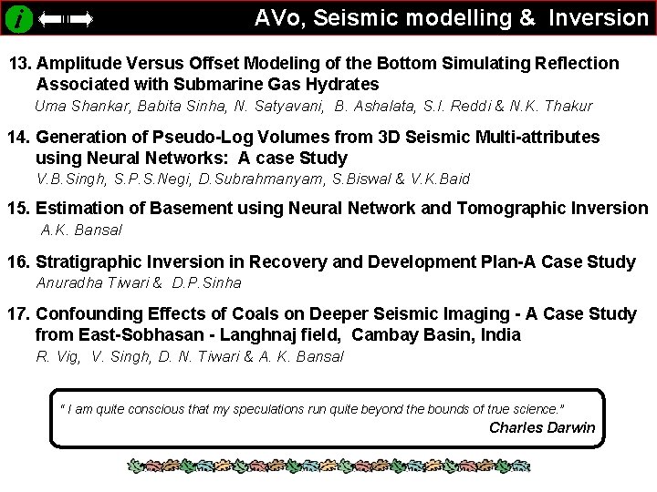 AVo, Seismic modelling & Inversion 13. Amplitude Versus Offset Modeling of the Bottom Simulating