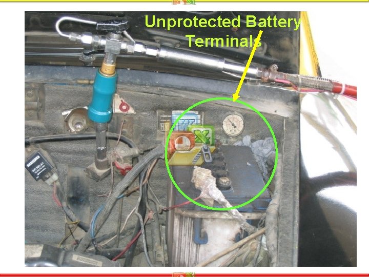 Unprotected Battery Terminals 