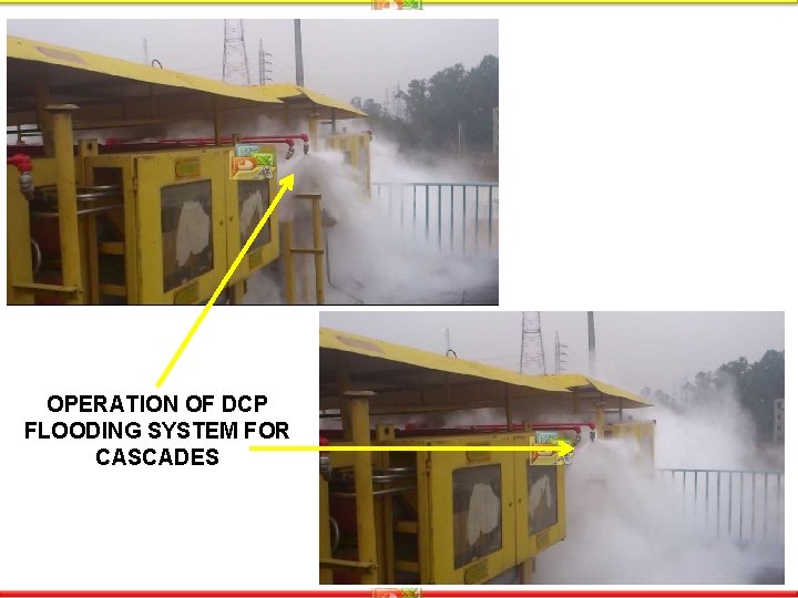 OPERATION OF DCP FLOODING SYSTEM FOR CASCADES 