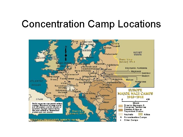 Concentration Camp Locations 