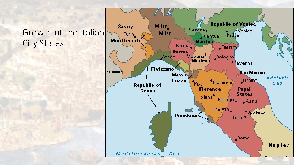 Growth of the Italian City States 