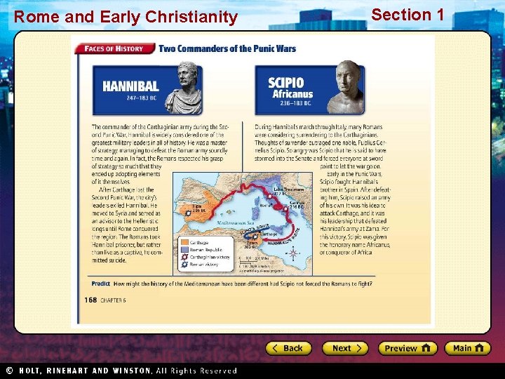 Rome and Early Christianity Section 1 