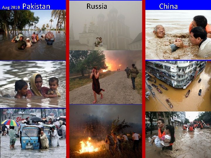 Aug 2010 Pakistan Russia China 