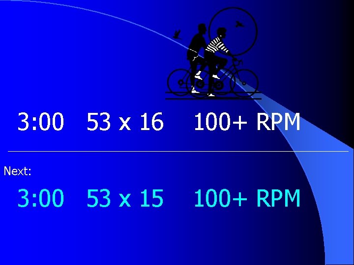 3: 00 53 x 16 100+ RPM Next: 3: 00 53 x 15 100+