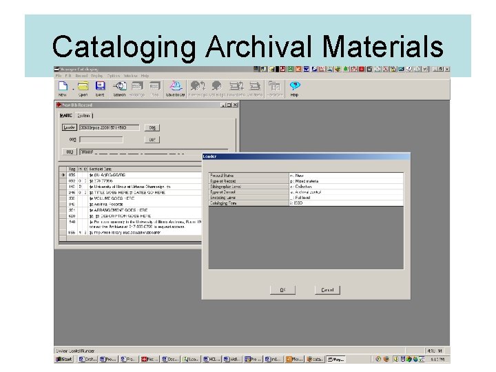 Cataloging Archival Materials 