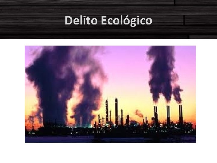 Delito Ecológico 