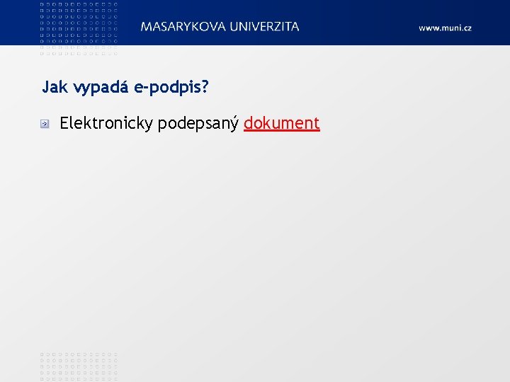 Jak vypadá e-podpis? Elektronicky podepsaný dokument 