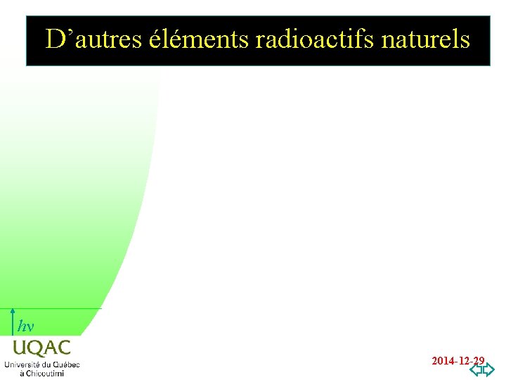 D’autres éléments radioactifs naturels hn 2014 -12 -29 