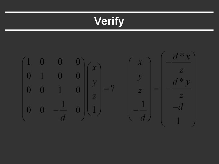 Verify 