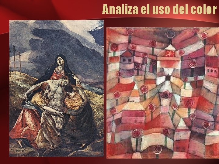 Analiza el uso del color 