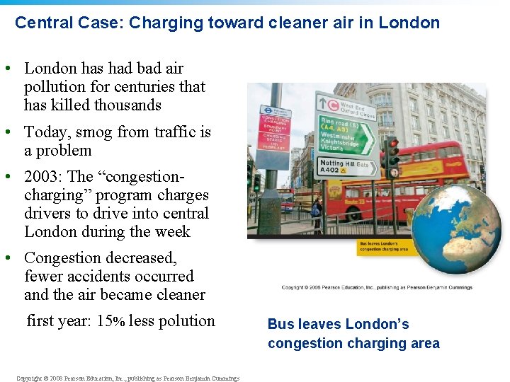 Central Case: Charging toward cleaner air in London • London has had bad air