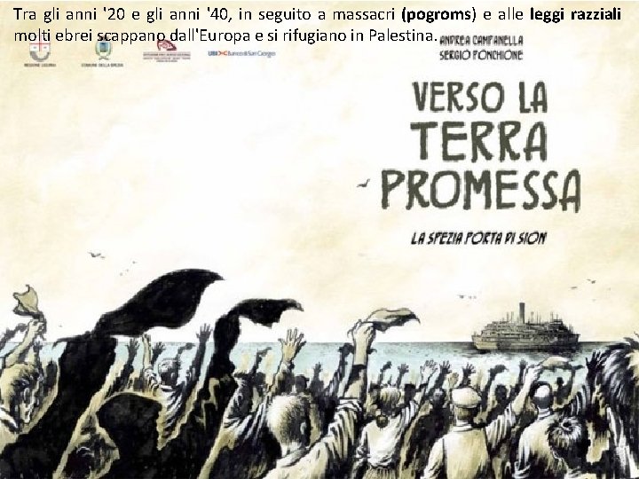 Tra gli anni '20 e gli anni '40, in seguito a massacri (pogroms) e