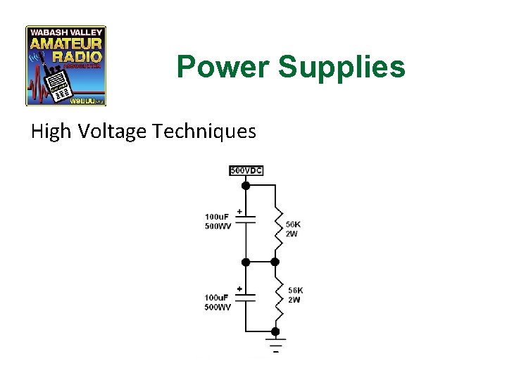 Power Supplies High Voltage Techniques 