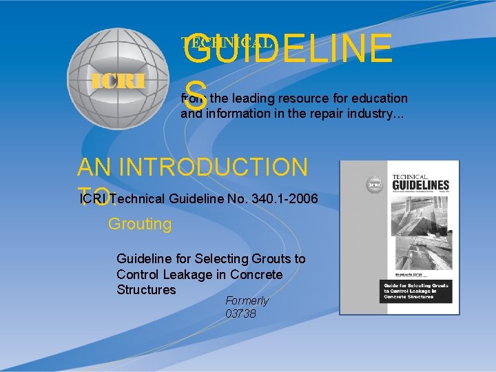 GUIDELINE S TECHNICAL from the leading resource for