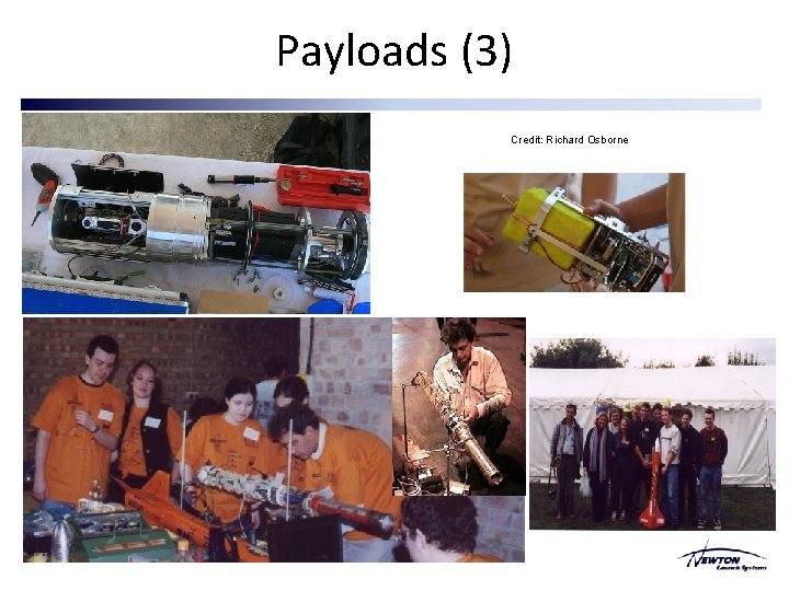 Payloads (3) Credit: Richard Osborne Payloads (3) Credit: Richard Osborne