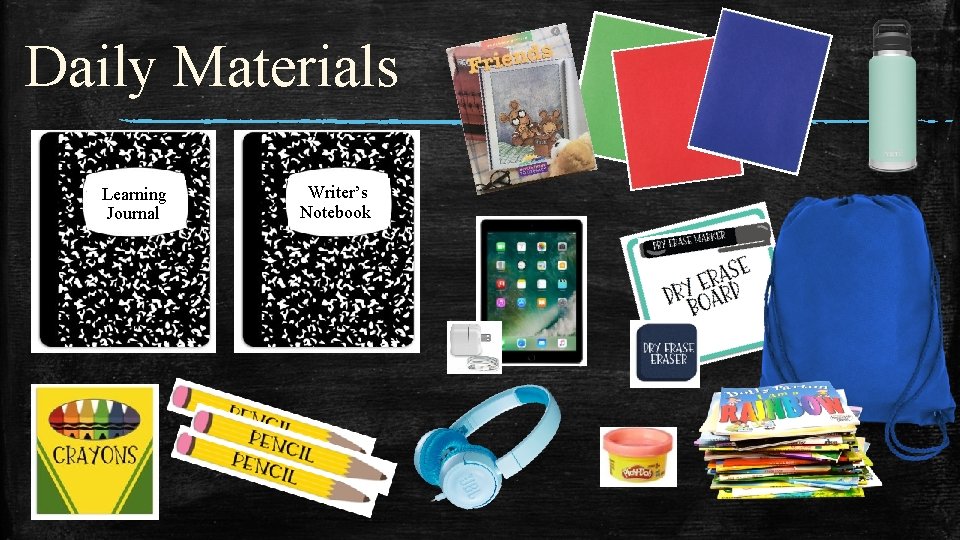 Daily Materials Learning Journal Writer’s Notebook 