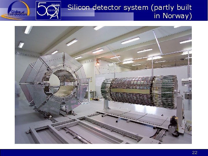 Silicon detector system (partly built in Norway) 22 