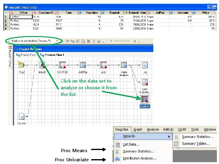 HRP 223 2008 Click on the data set to analyze or choose it from