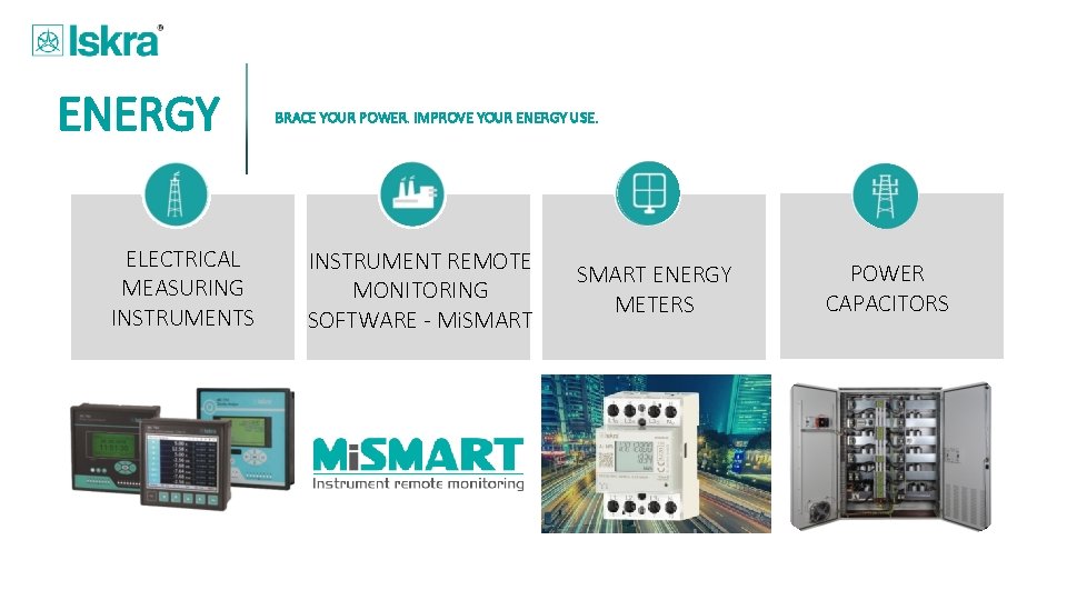 ENERGY ELECTRICAL MEASURING INSTRUMENTS BRACE YOUR POWER. IMPROVE YOUR ENERGY USE. INSTRUMENT REMOTE MONITORING