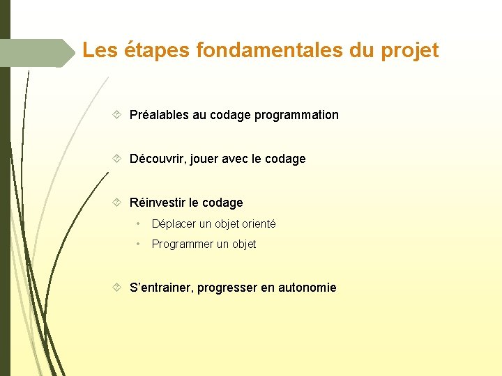 Codage et programmation au cycle 1 Nous ne