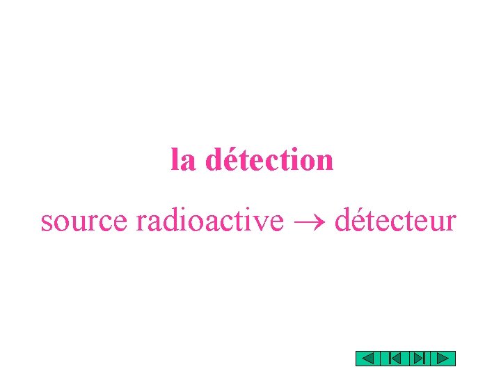 la détection source radioactive détecteur 