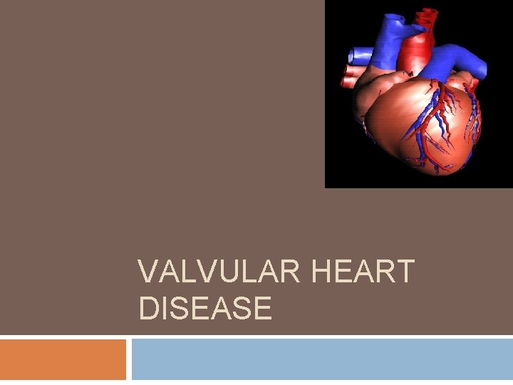 VALVULAR HEART DISEASE 