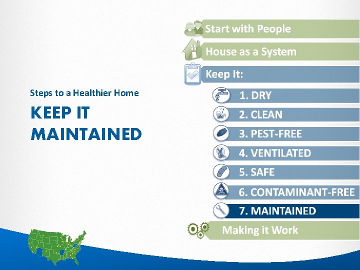 Steps to a Healthier Home KEEP IT MAINTAINED 23 