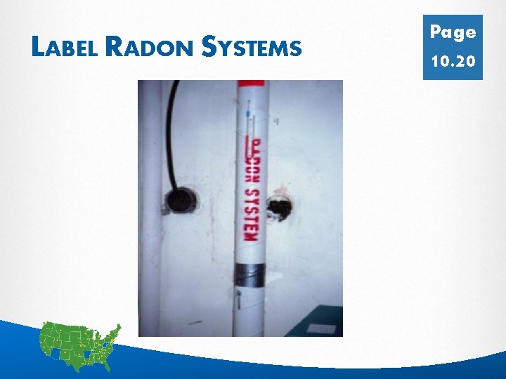 LABEL RADON SYSTEMS Page 10. 20 63 