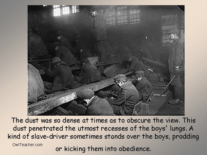 The dust was so dense at times as to obscure the view. This dust